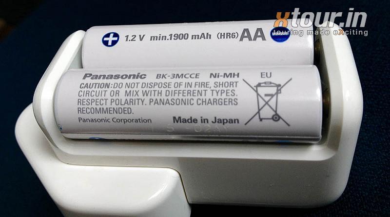Panasonic Eneloop Batteries in Apple Charger