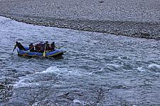 River Rafting in rough water