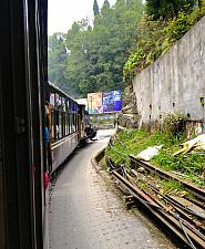 Darjeeling Toy Train on Road
