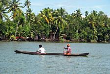 Co-ordinated boat riding Alleppey Kerala