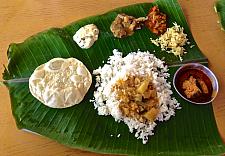 Kerala Meal at Kuppapuram Alleppey Kerala