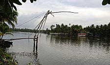 Chinese Net at Kumbalam Lake Kochi