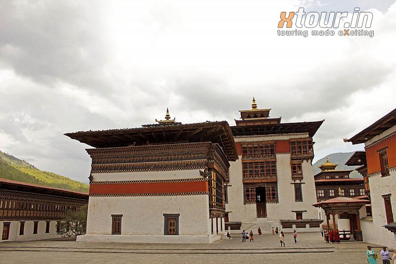 Inside Tashichho Dzong Thimpu