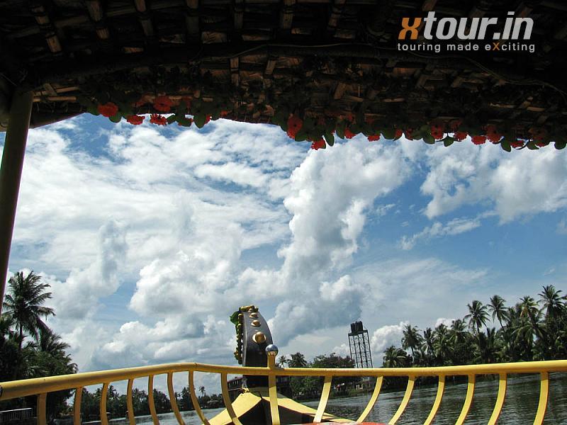 Monsoon Clouds above Shikara Boat Alleppey Kerala