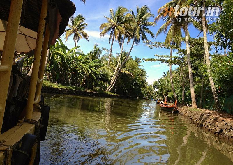 Side View From Boat Alleppey Kerala