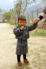 Little Bhutanese Kid in Gho