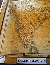 English Map of India Year1773