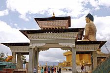 Buddha Dordenma Statue Gate Thimphu
