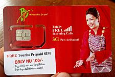 Bhutan Mobile Tourist SIM Card