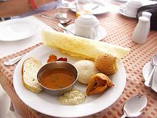 Food at Dona Sylvia-Goa