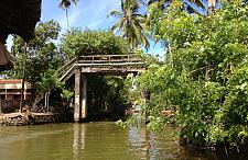 Foot Over Bridge on Canal Alleppey