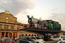 Rail Engine as Monument near Nagpur Station